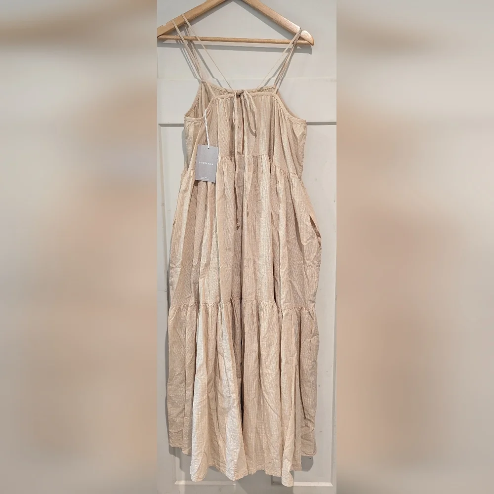 Everlane tiered cotton adjustable dress women's small NWT - Picture 5 of 6